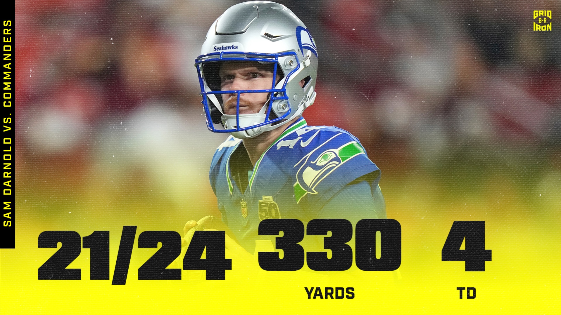 Sam Darnold Wows Fans With 4 TDs as Seahawks Top Commanders Amid Jayden Daniels Injury